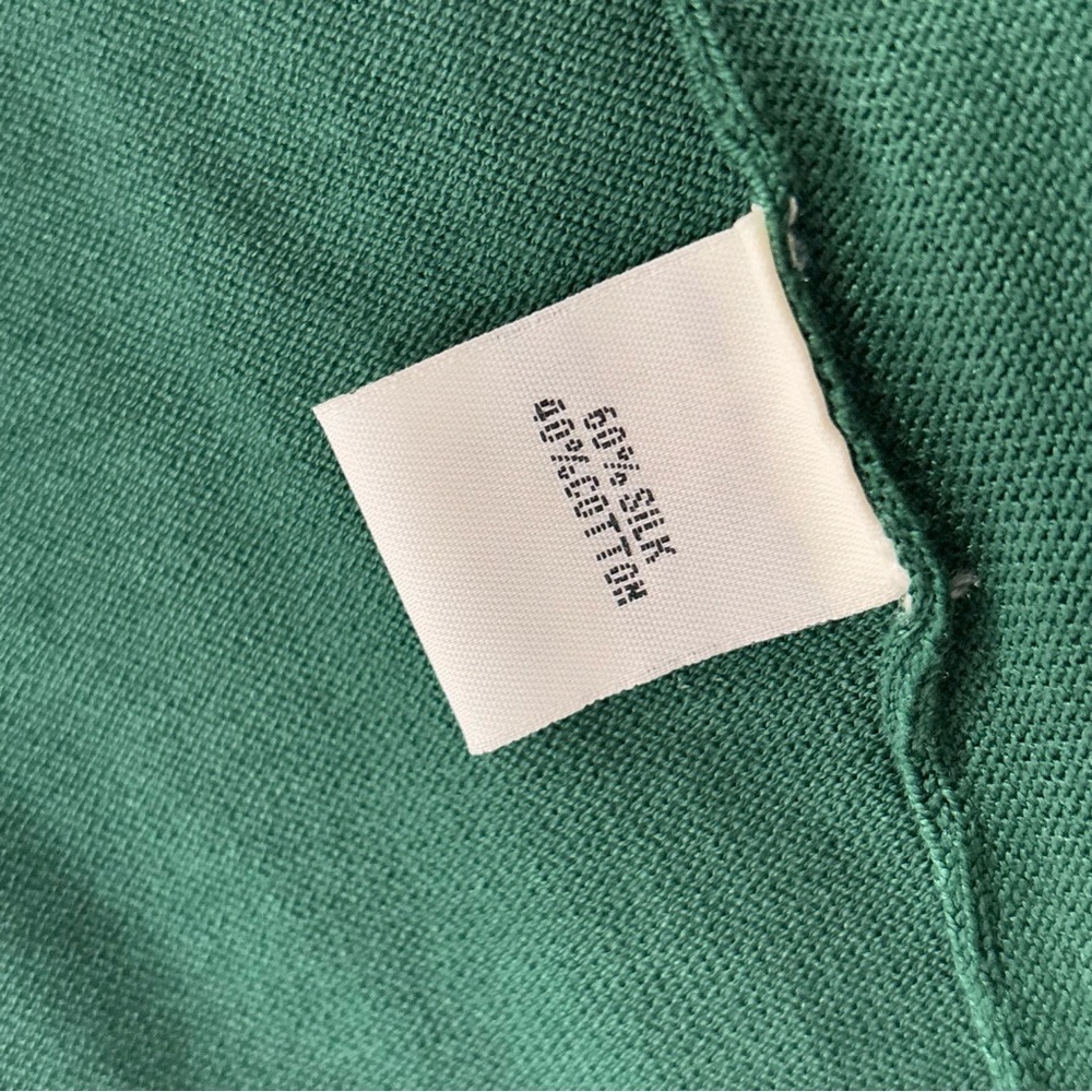 Kenneth Cole Classic Drape Open Front Sweater Cardigan Silk Blend Size XL *A45 - Picture 9 of 16